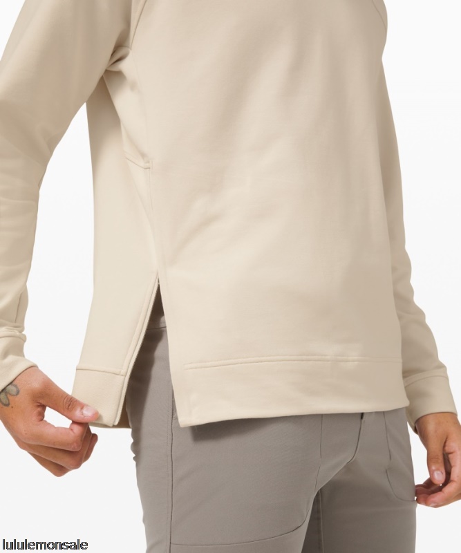 Lululemon Deutschland DELULU661 | Lululemon Deutschland White Opal City Sweat Crew